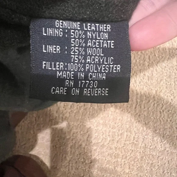 Men's Classic Brown 100% Leather Bomber Jacket - Picture 13 of 17